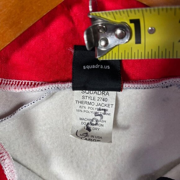 Cycling thermo jacket large squadra USAFA FALCON‎ CYCLING full zip back pockets - Picture 6 of 10